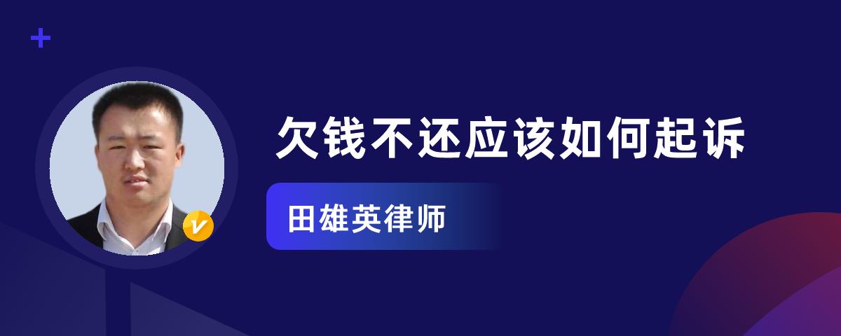 欠钱不还应该如何起诉