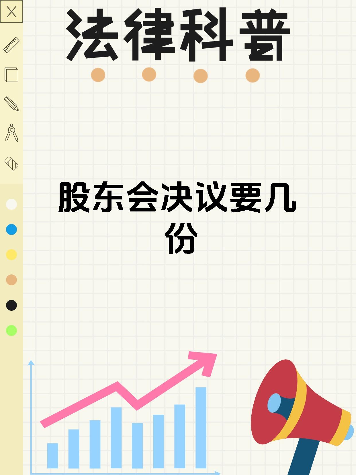 股东会决议要几份