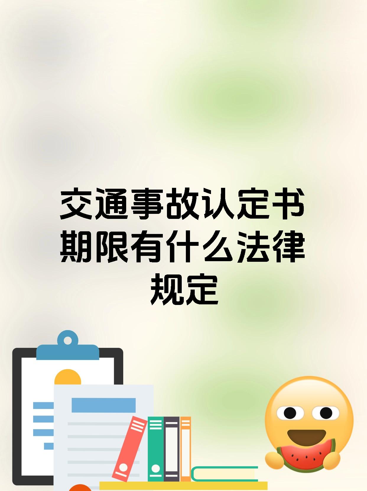 交通事故认定书期限有什么法律规定