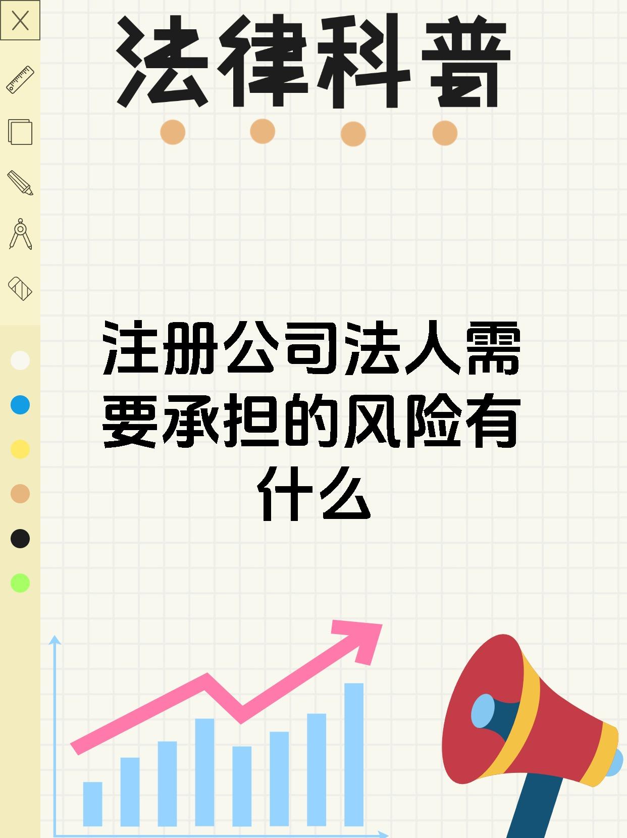 注册公司法人需要承担的风险有什么