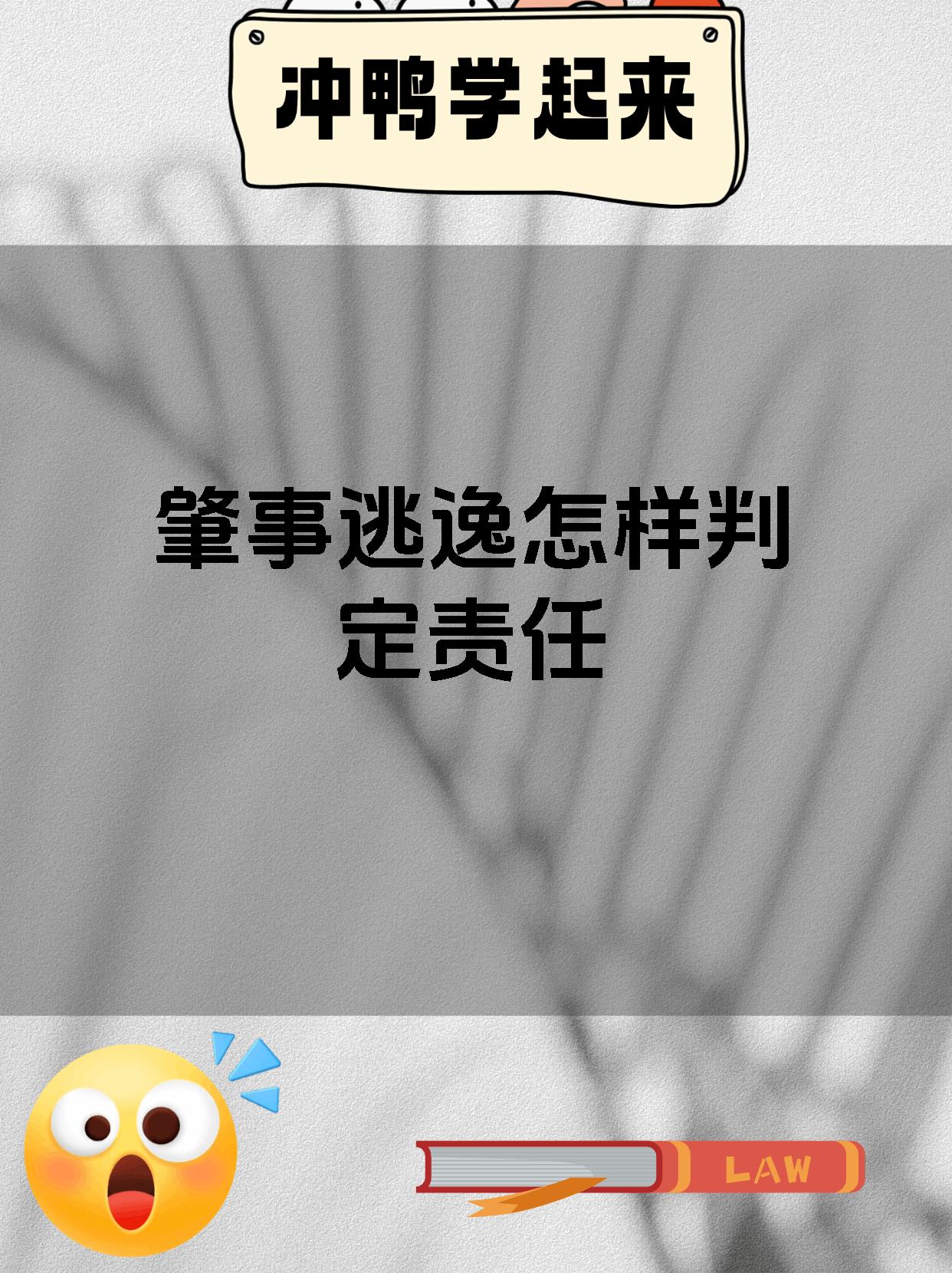 肇事逃逸怎样判定责任