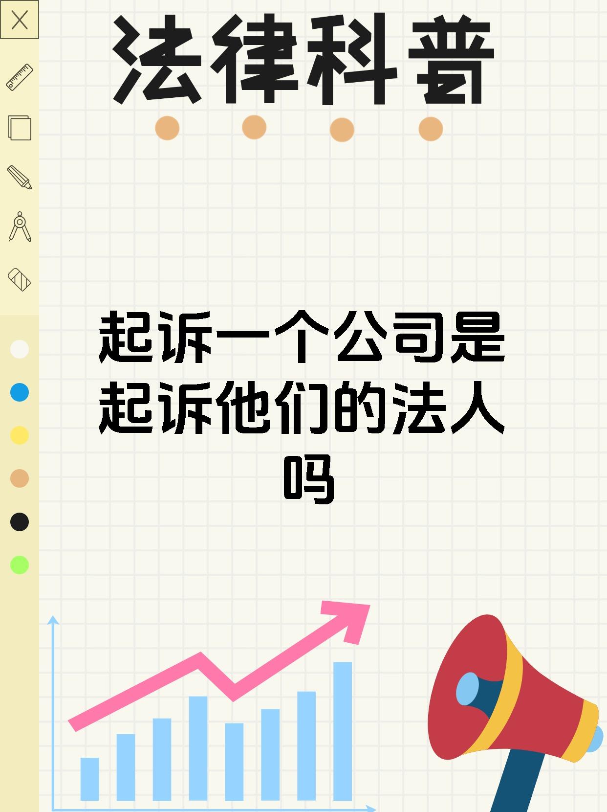 起诉一个公司是起诉他们的法人吗