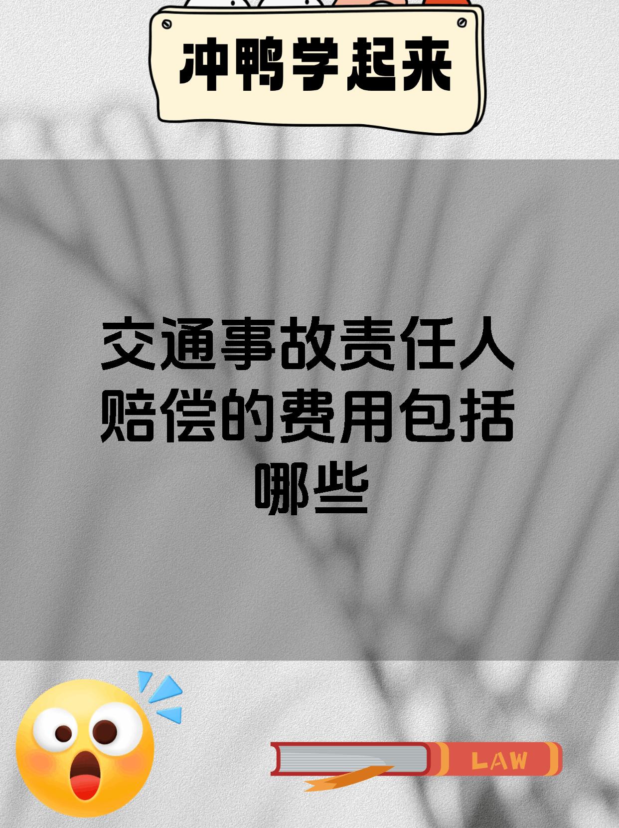 交通事故责任人赔偿的费用包括哪些