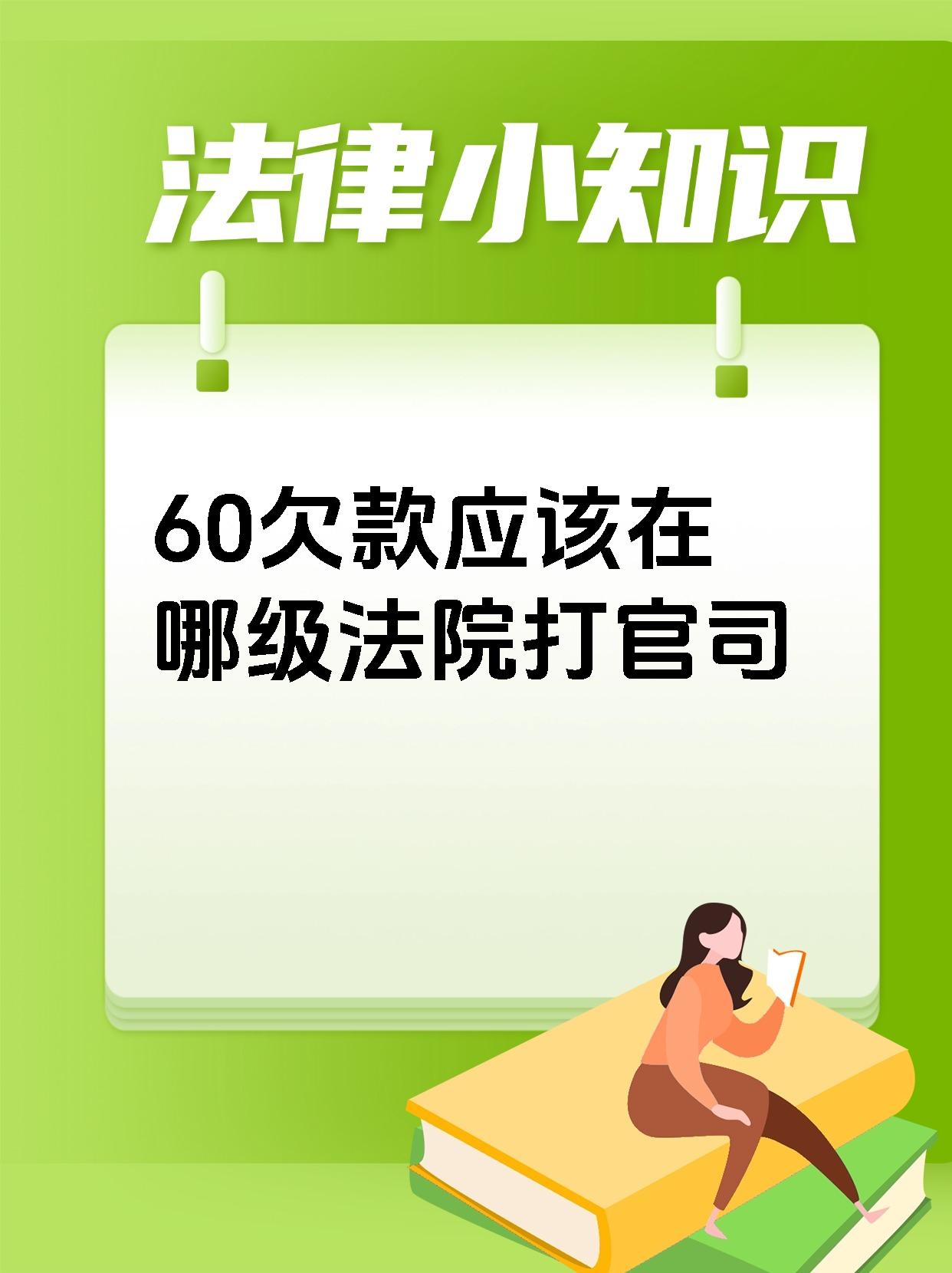 60欠款应该在哪级法院打官司