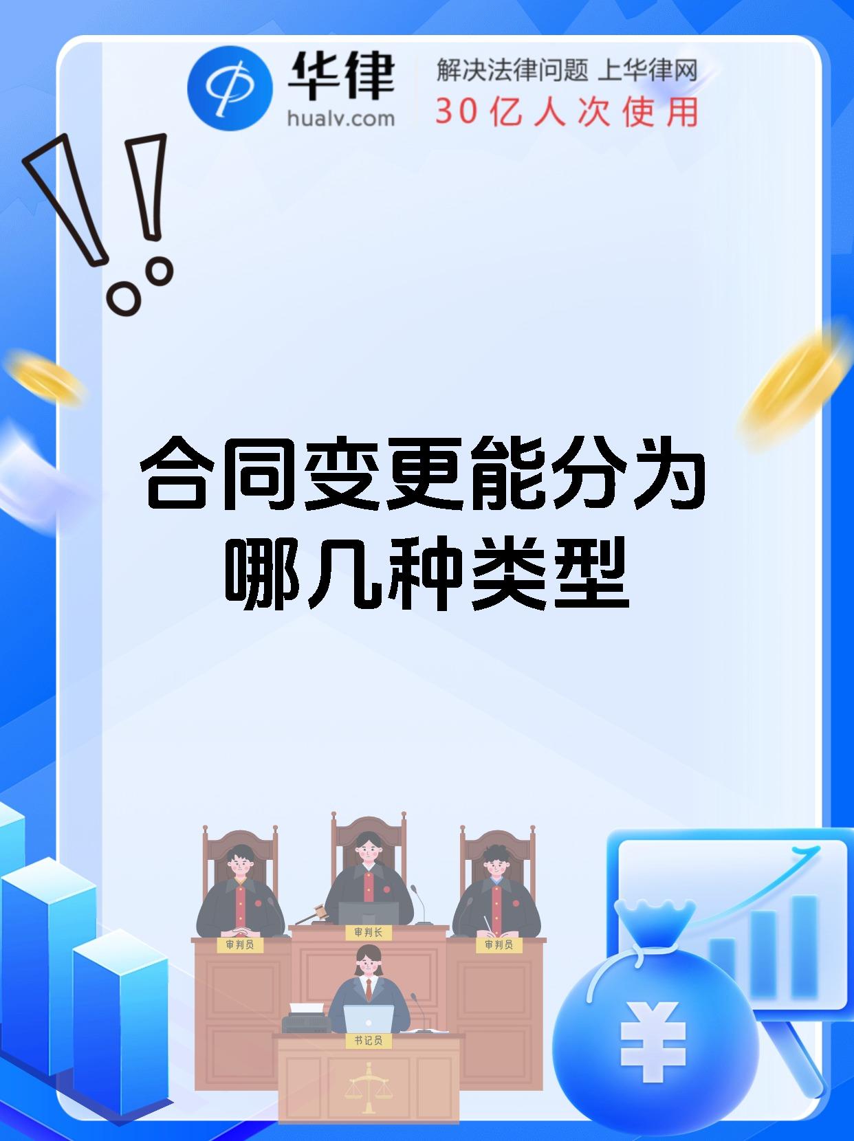 合同变更能分为哪几种类型