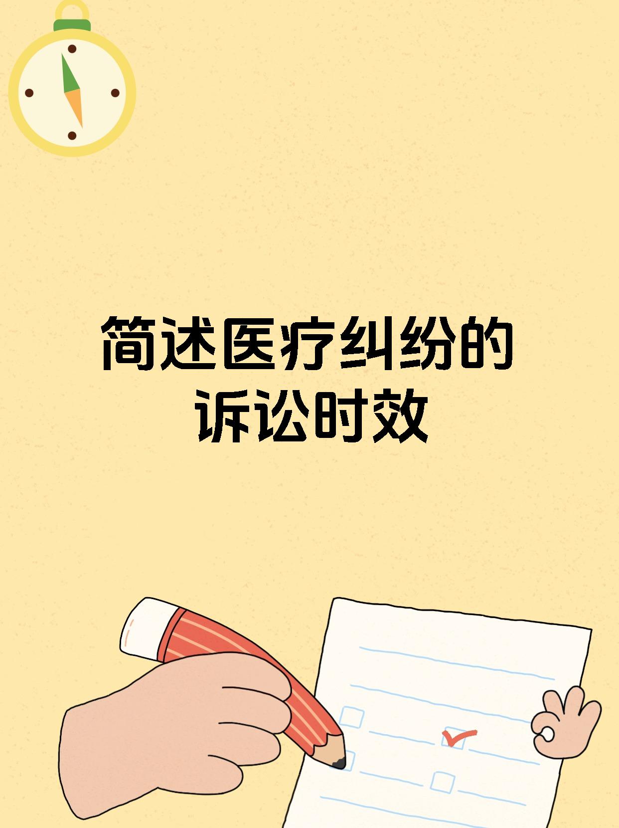 简述医疗纠纷的诉讼时效