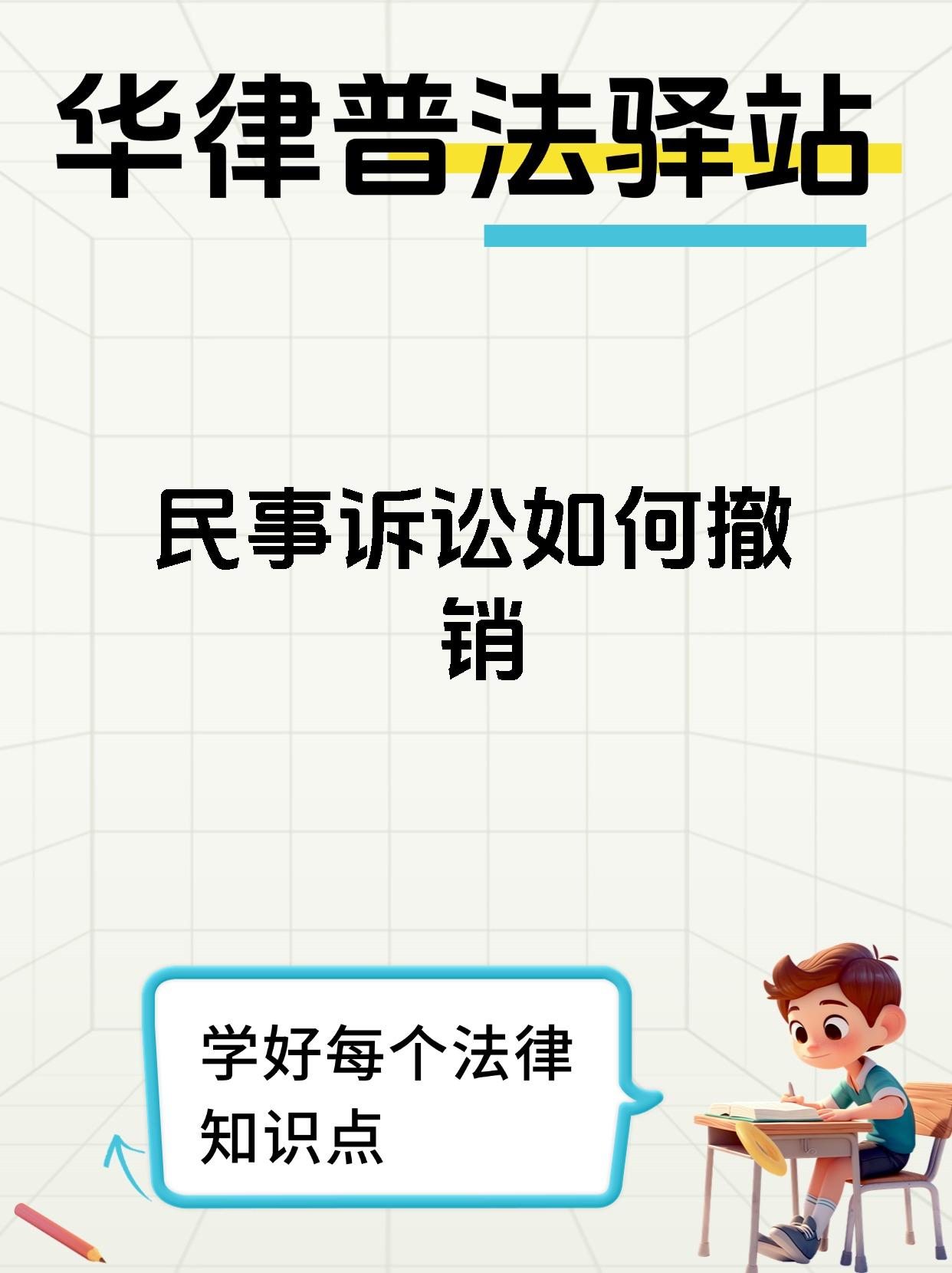 民事诉讼如何撤销