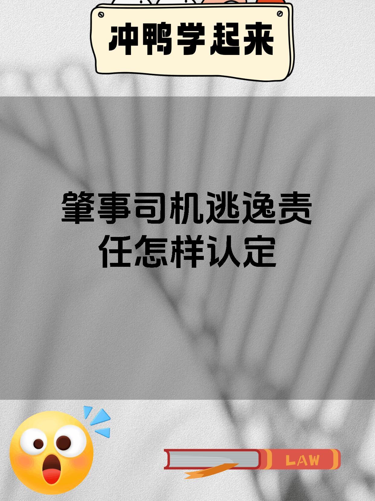 肇事司机逃逸责任怎样认定