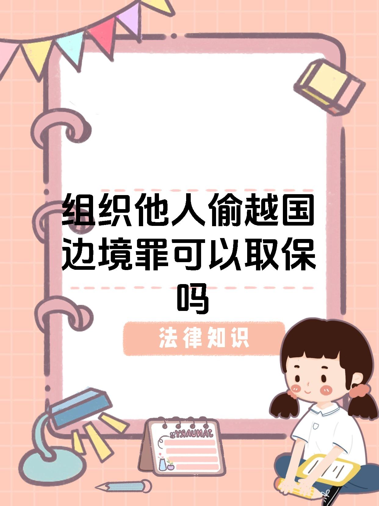 组织他人偷越国边境罪可以取保吗