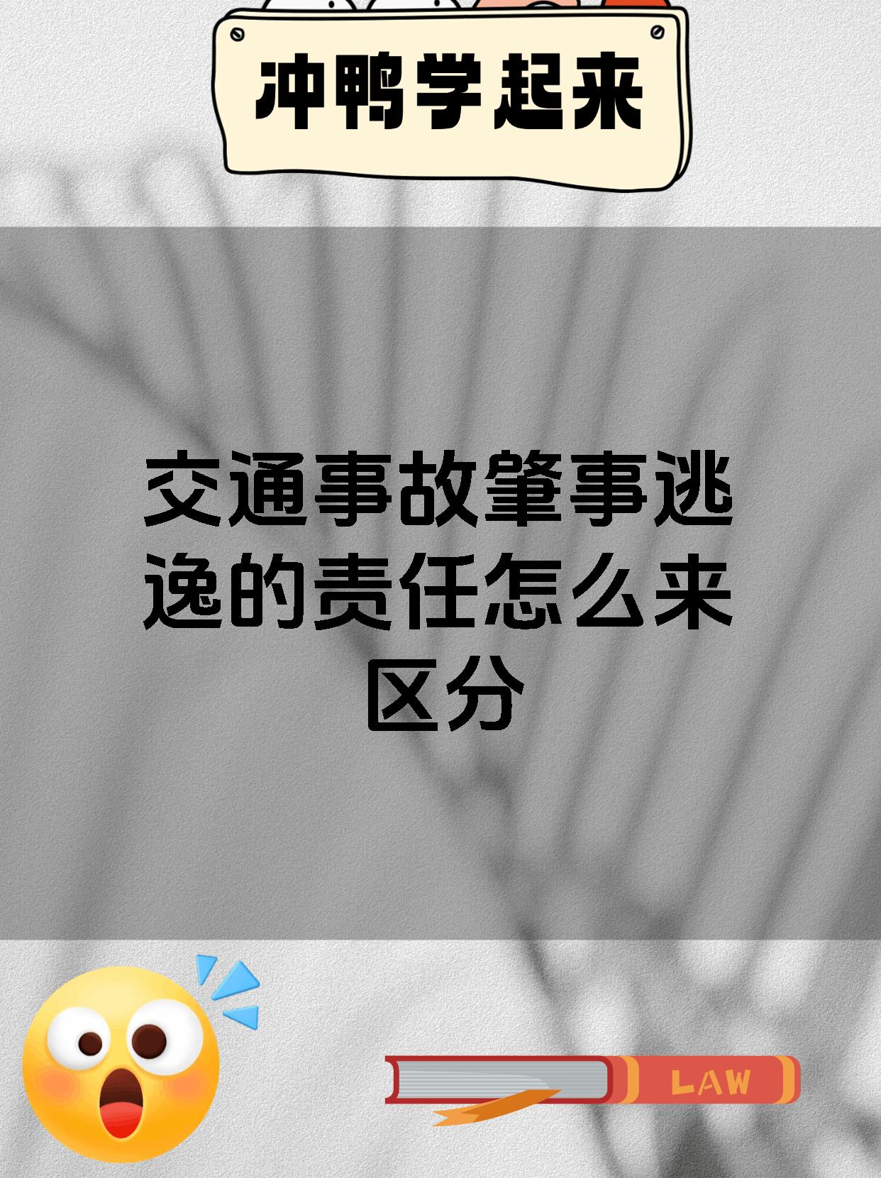 交通事故肇事逃逸的责任怎么来区分