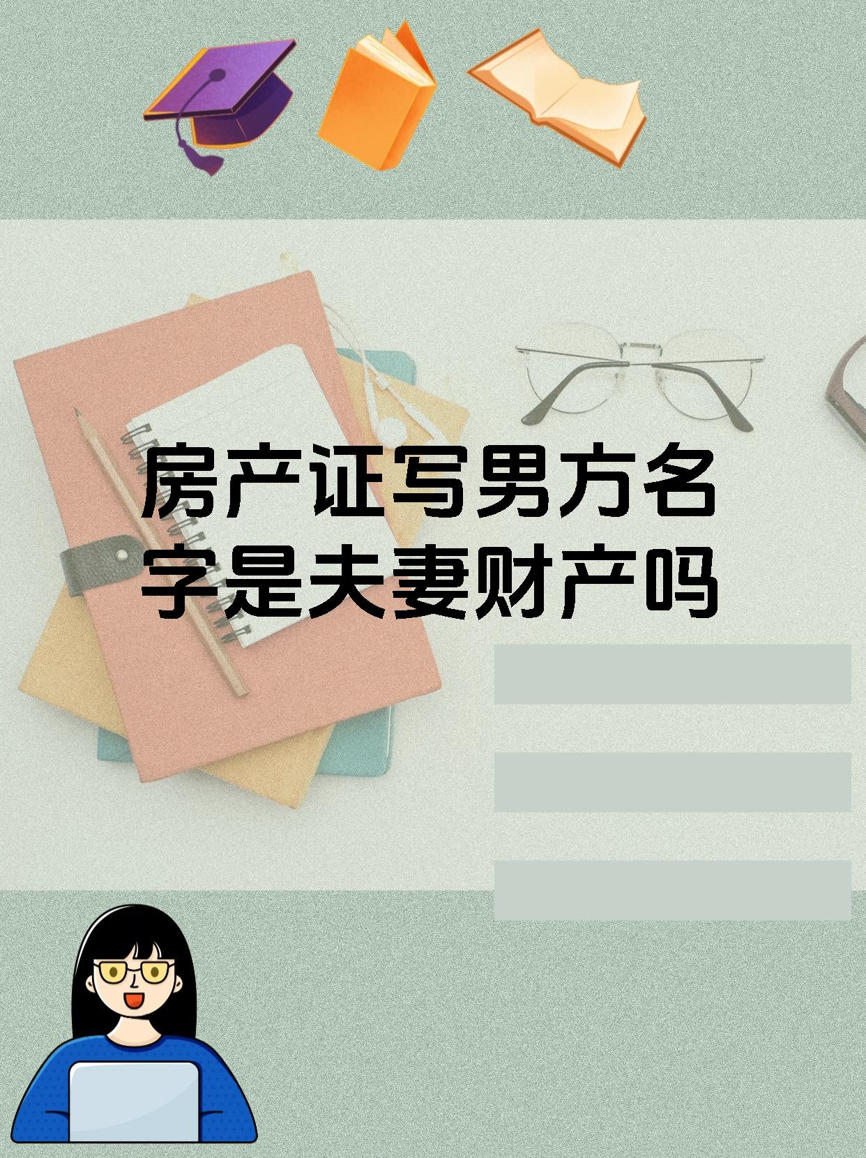 房产证写男方名字是夫妻财产吗