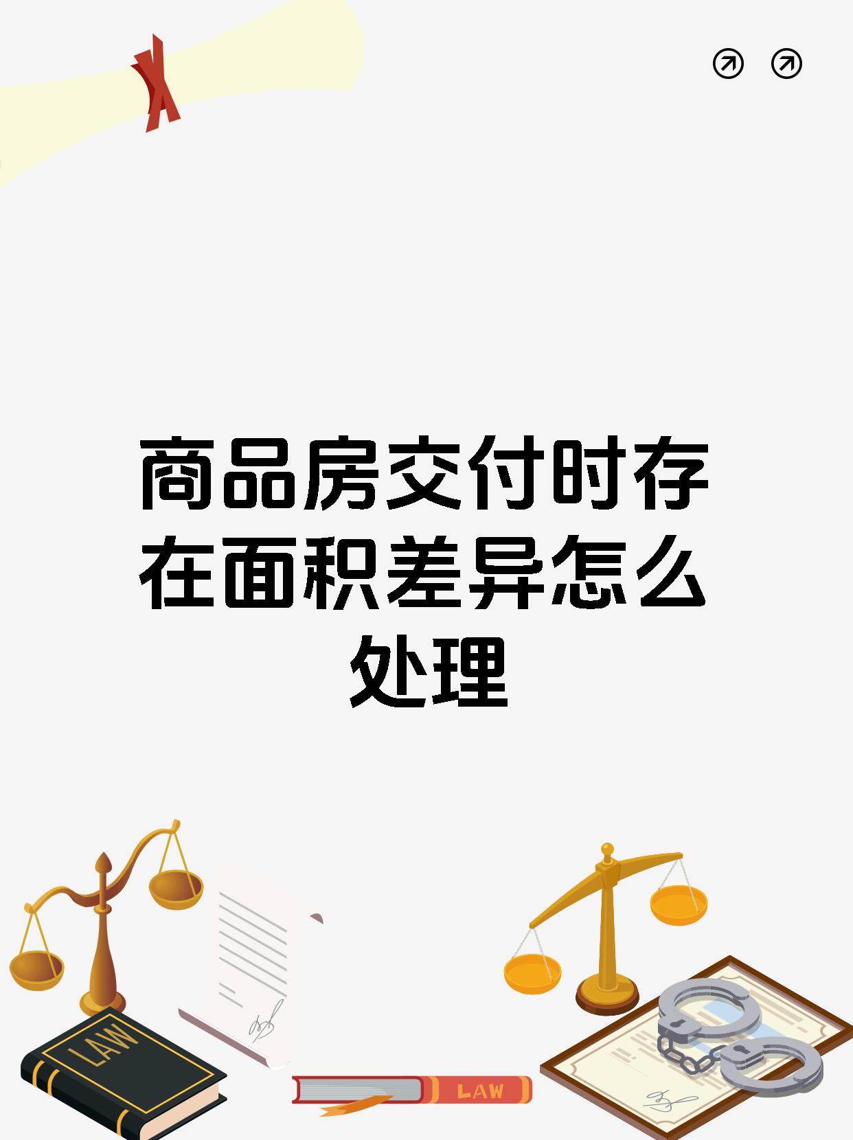商品房交付时存在面积差异怎么处理