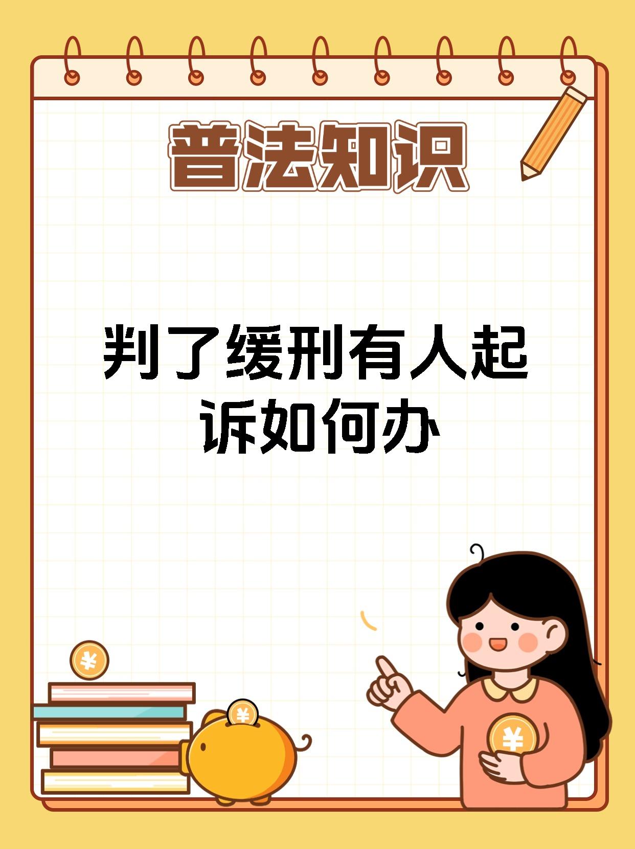 判了缓刑有人起诉如何办