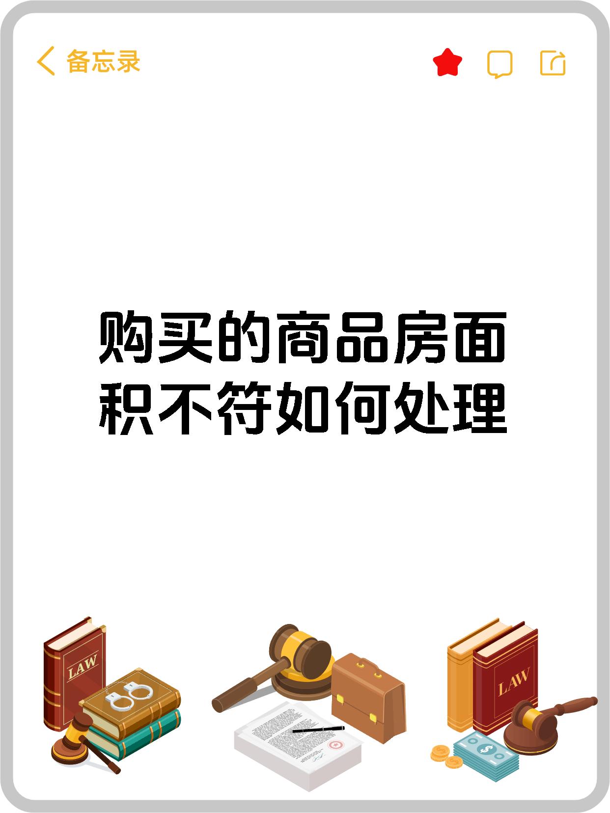 购买的商品房面积不符如何处理