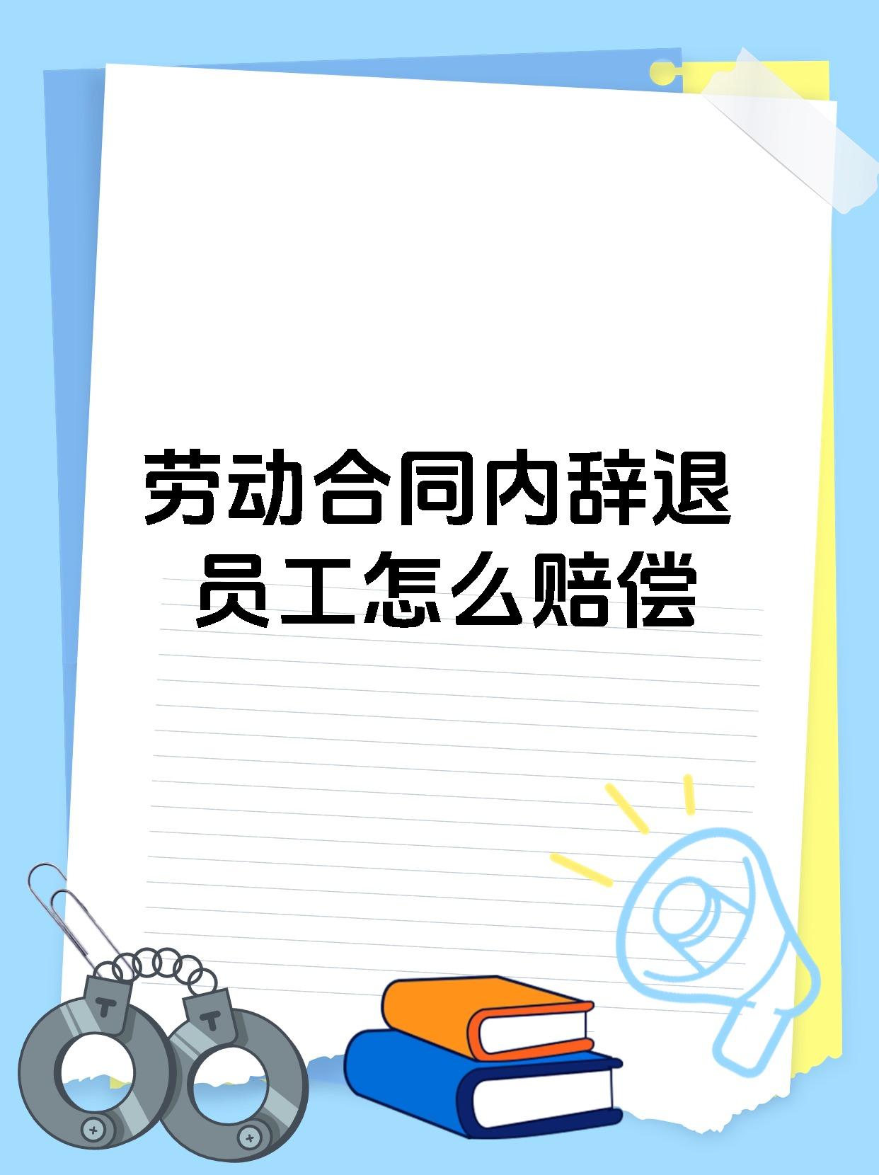 劳动合同内辞退员工怎么赔偿