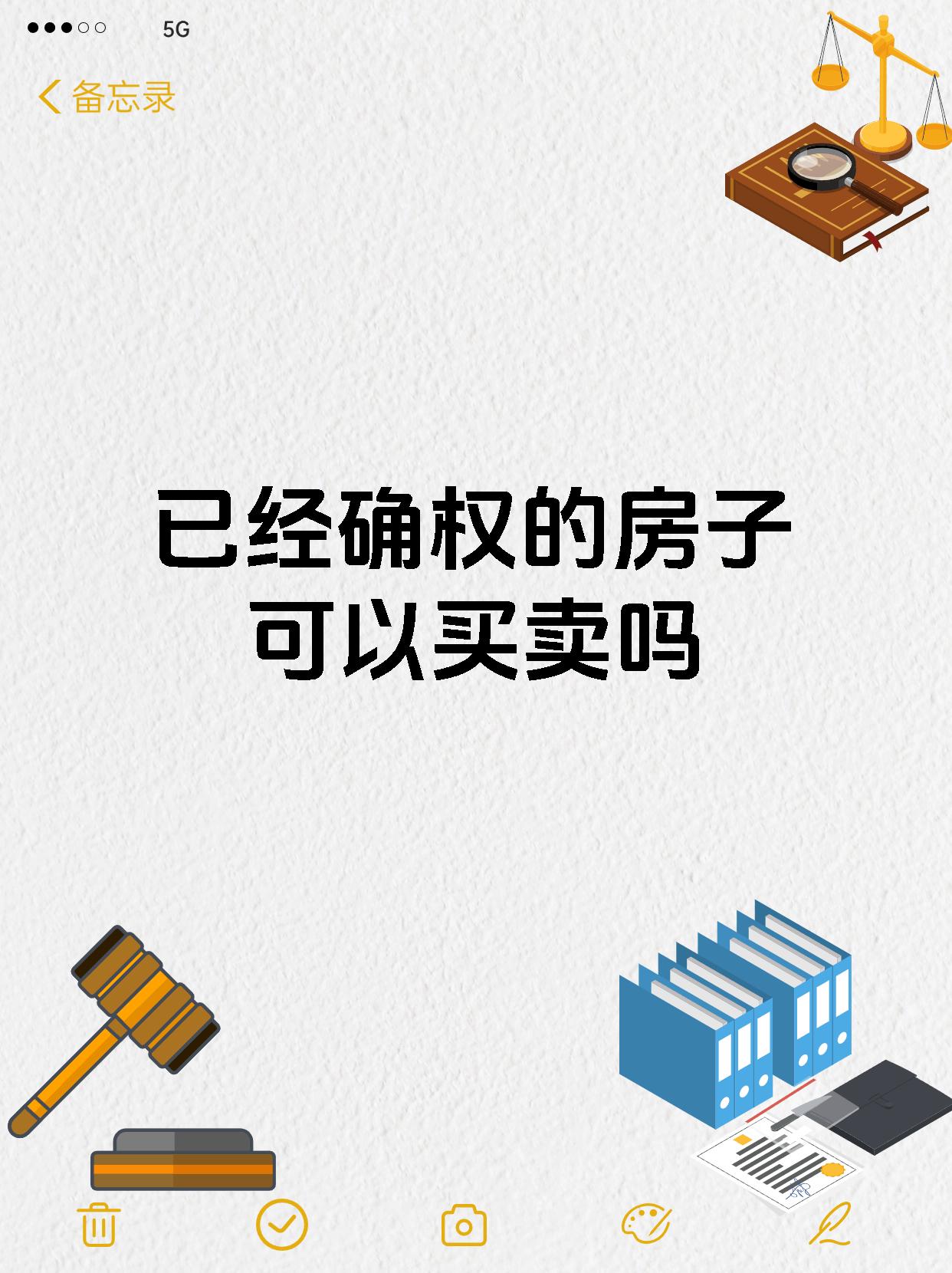已经确权的房子可以买卖吗