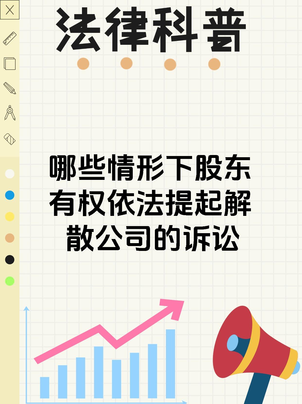 哪些情形下股东有权依法提起解散公司的诉讼
