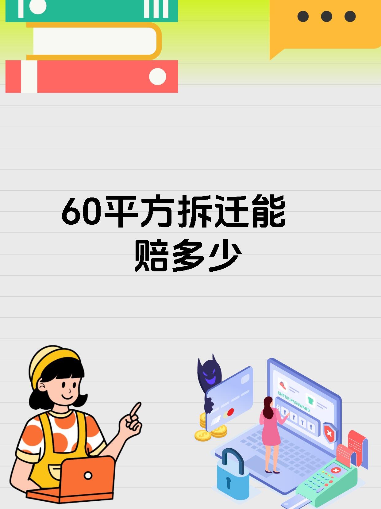 60平方拆迁能赔多少